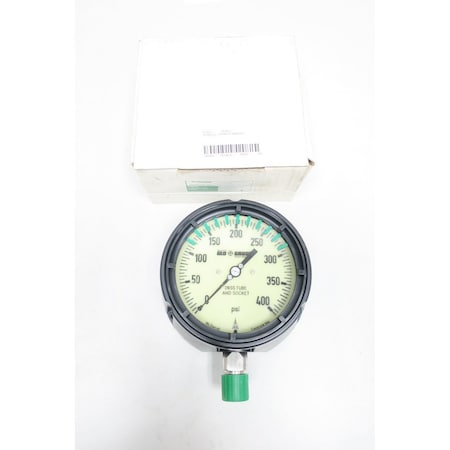 Mcdaniel Controls 4-1/2In 1/2In 0-400Psi Npt Pressure Gauge MPB/SCHG AB20110